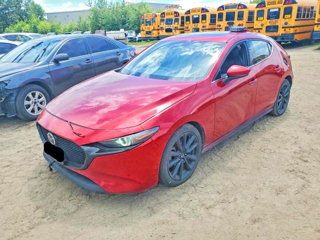 2019 Mazda 3 VIN JM1BPBMM8K1121952 COPART salvage auction — FRONT END, On - Permit No Brand - Unfit, sold $3,600 on 2026-07-28 (photo 1)
