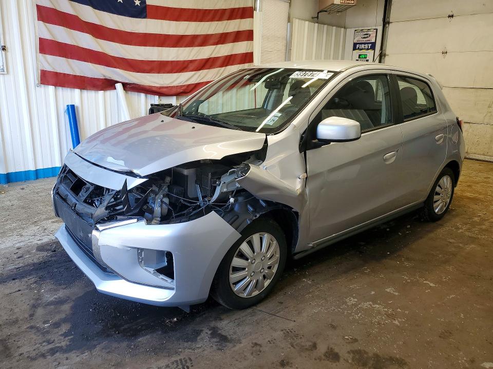 2024 Mitsubishi Mirage VIN ML32AUHJ2RH033934 COPART salvage auction — FRONT END, Nj - Certificate Of Title, sold $3,050 on 2026-07-20 (photo 1)