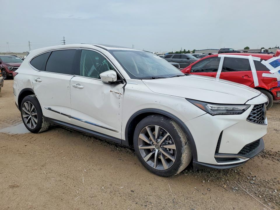 2026 Acura Mdx VIN 5J8YD9H47TL000150 COPART salvage auction — ROLLOVER, NC - SALVAGE CERTIFICATE OF TITLE, sold $16,400 on 2026-07-24 (photo 4)