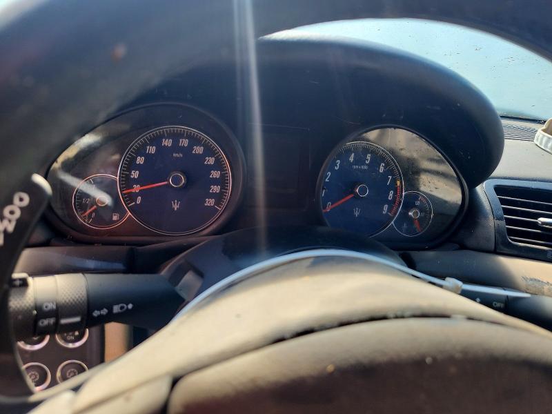 2010 Maserati Granturismo VIN ZAM45KLAXA0053272 COPART salvage auction — WATER/FLOOD, Qc - Irrecuperable, sold $1,700 on 2026-07-28 (photo 9)