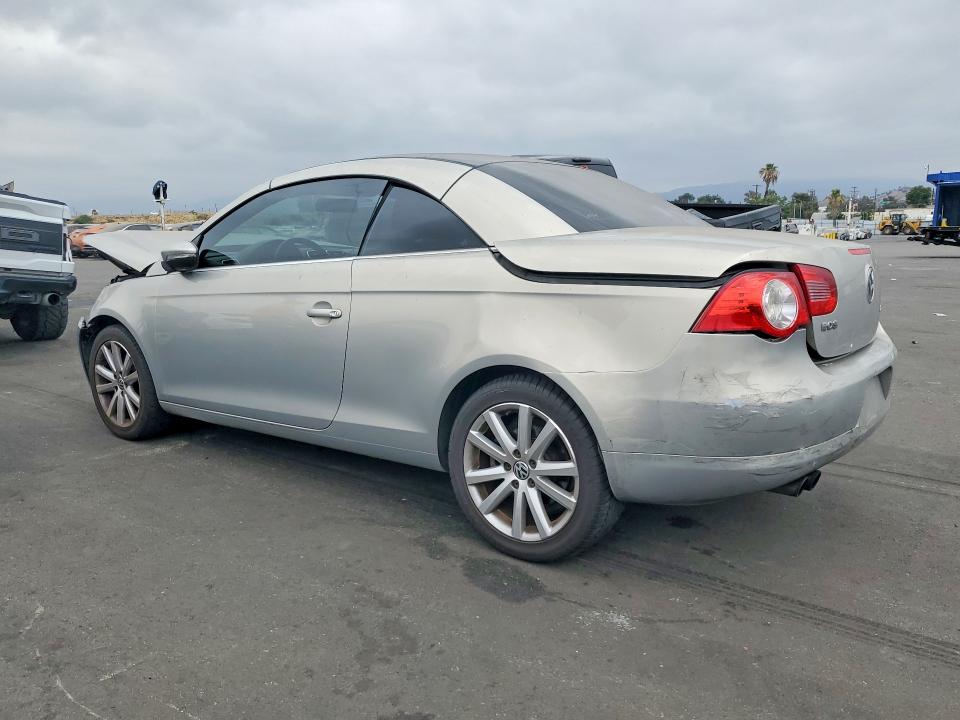 2009 Volkswagen Eos VIN WVWBA71F69V008122 COPART salvage auction — FRONT END, CA - SALVAGE CERTIFICATE, sold $250 on 2026-07-22 (photo 2)
