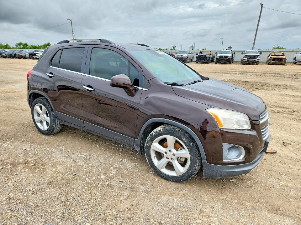 2015 Chevrolet Trax VIN KL7CJNSB5FB217687 COPART salvage auction — FRONT END, Tx - Salvage Vehicle Title, sold $925 on 2026-07-22 (photo 4)