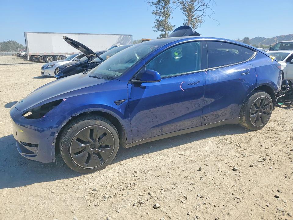 2023 Tesla Model y VIN 7SAYGDEEXPF742110 COPART salvage auction — REAR END, Ca - Salvage Certificate, sold $8,900 on 2026-07-16 (photo 1)