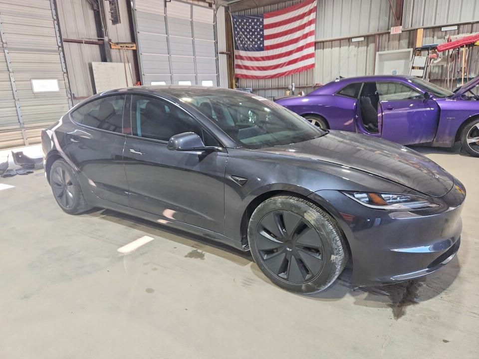 2024 Tesla Model 3 VIN 5YJ3E1EBXRF836833 COPART salvage auction — UNDERCARRIAGE, TX - CERTIFICATE OF TITLE (P), sold $14,200 on 2026-07-27 (photo 4)
