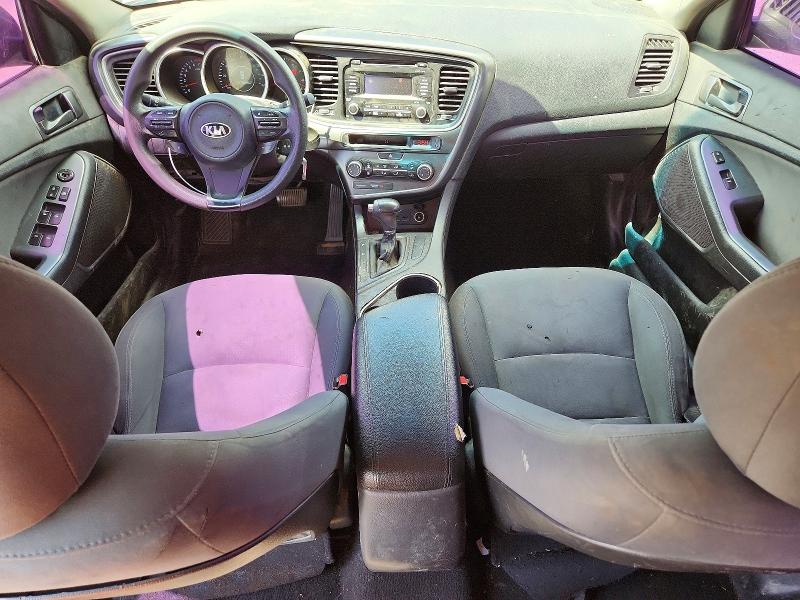 2015 Kia Optima VIN 5XXGM4A72FG399328 COPART salvage auction — FRONT END, Salvage Title, sold $400 on 2026-07-28 (photo 8)
