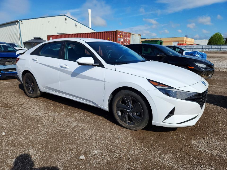 2022 Hyundai Elantra VIN KMHLM4AG1NU291673 COPART salvage auction — REAR END, On - Permit Salvage, sold $250 on 2026-07-30 (photo 4)