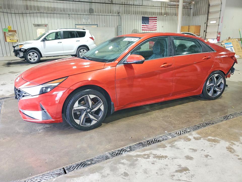 2022 Hyundai Elantra VIN KMHLP4AG0NU333418 COPART salvage auction — SIDE, Wv - Salvage Certificate, sold $1,900 on 2026-07-30 (photo 1)