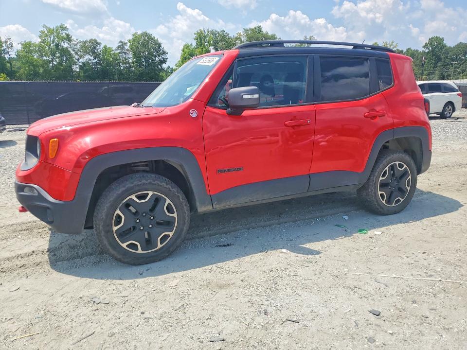2016 Jeep Renegade VIN ZACCJBCT0GPD55024 COPART salvage auction — SIDE, Sc - Cert Of Title-Salvage, sold $400 on 2026-07-27 (photo 1)