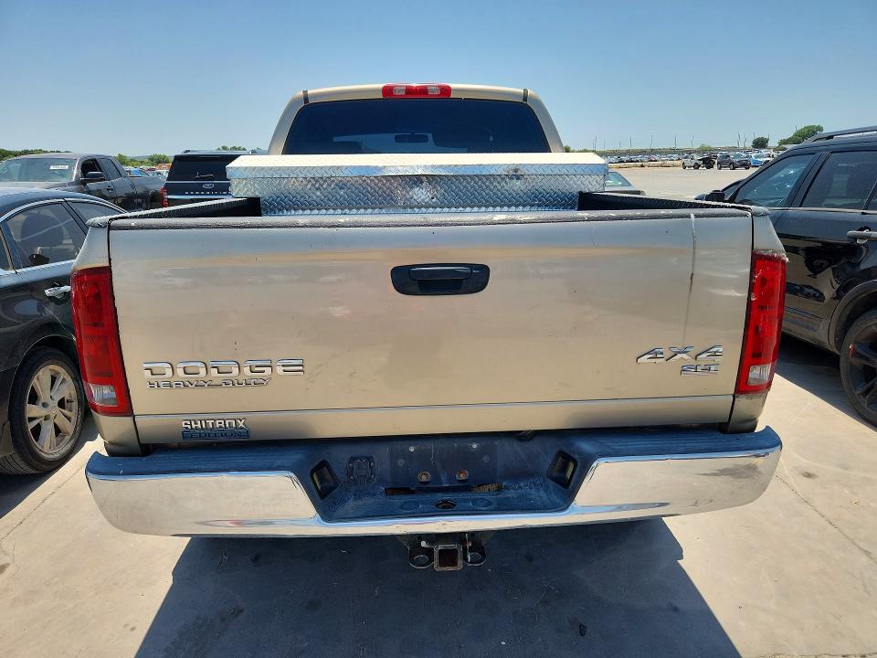 2004 Dodge Ram 2500 VIN 3D7KU28C64G100893 COPART salvage auction — NORMAL WEAR, TX - CERTIFICATE OF TITLE (P), sold $3,900 on 2026-08-13 (photo 6)