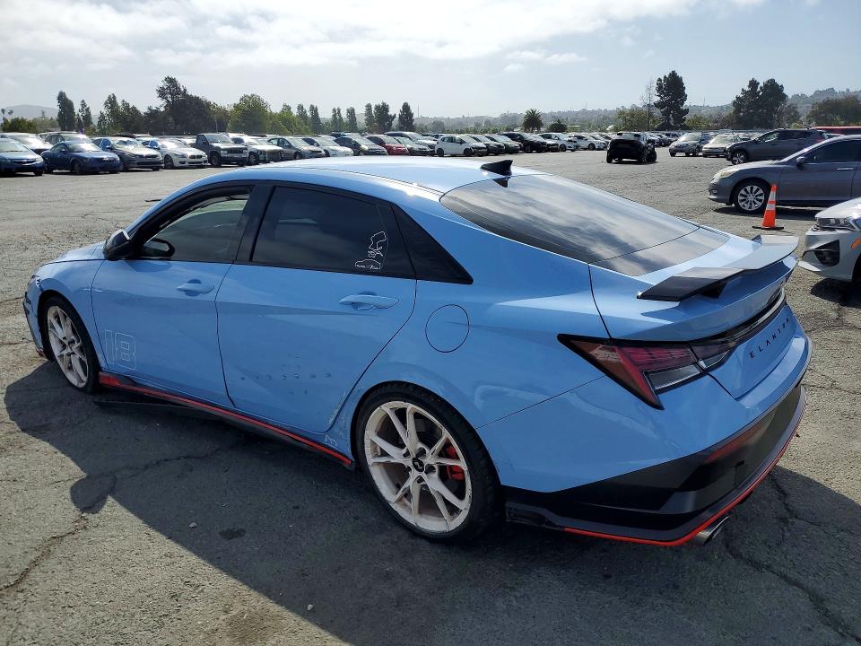 2025 Hyundai Elantra VIN KMHLW4DK7SU027668 COPART salvage auction — SIDE, Ca - Salvage Certificate, sold $10,000 on 2026-08-21 (photo 2)