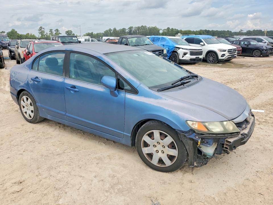 2011 Honda Civic VIN 2HGFA1F58BH506577 COPART salvage auction — REAR END, Tx - Certificate Of Title, sold $2,550 on 2026-07-24 (photo 4)