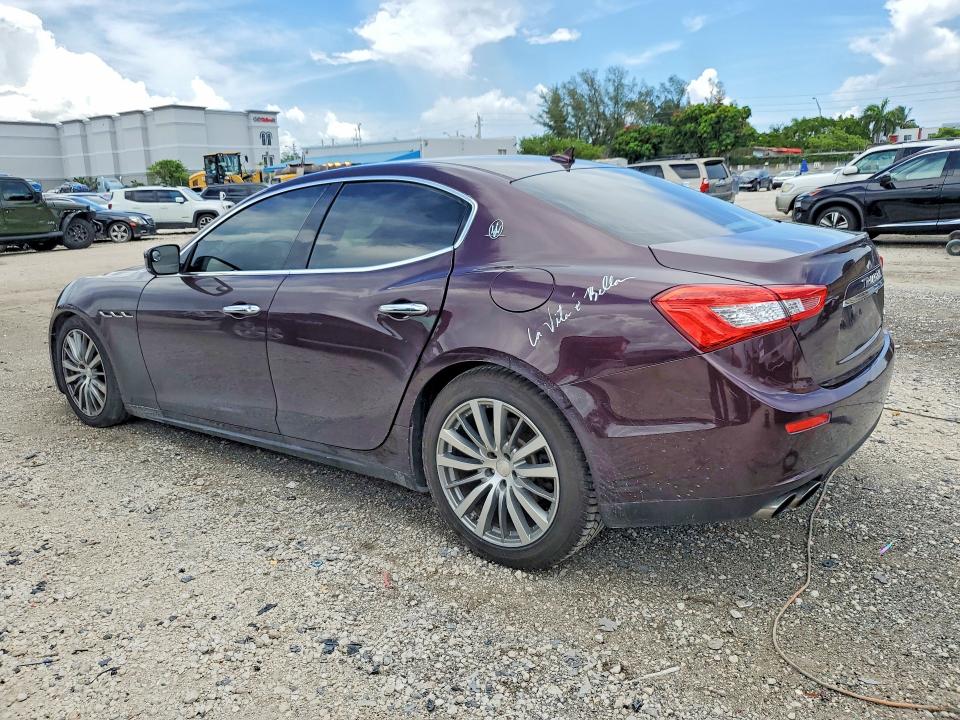 2016 Maserati Ghibli VIN ZAM57XSA0G1173811 COPART salvage auction — MINOR DENT/SCRATCHES, FL - CERT OF TITLE-REBUILT, sold $2,250 on 2026-07-31 (photo 2)