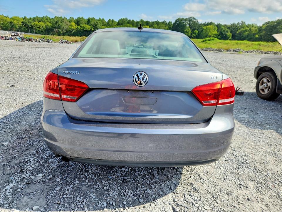 2015 Volkswagen Passat VIN 1VWAS7A38FC071306 COPART salvage auction — MECHANICAL, GA - CERTIFICATE OF TITLE, sold $875 on 2026-08-01 (photo 6)