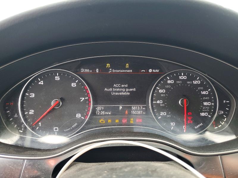 2014 Audi A7 VIN WAU2GAFC6EN012558 COPART salvage auction — FRONT END, Mi - Certificate Of Title, sold $950 on 2026-07-30 (photo 9)