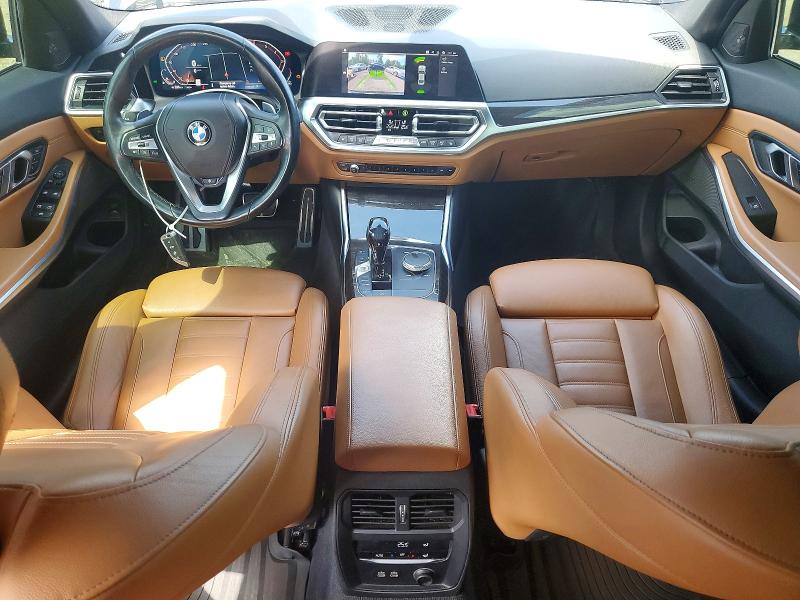 2019 BMW 3 series VIN WBA5R7C59KAJ80097 COPART salvage auction — FRONT END, ON - PERMIT NO BRAND - UNFIT, sold $14,900 on 2026-08-06 (photo 8)