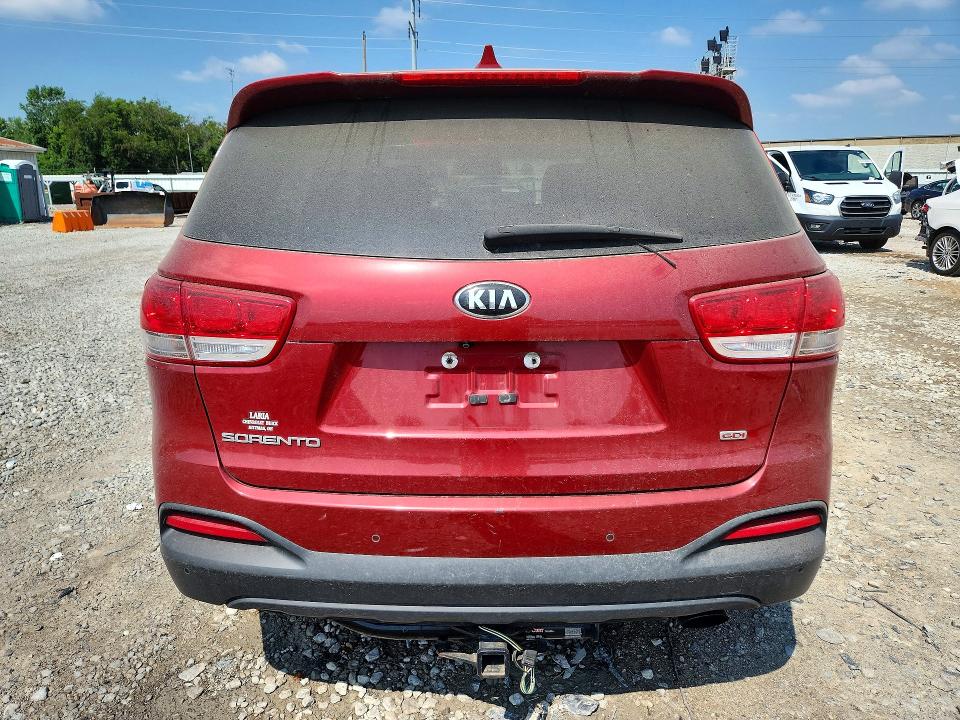 2017 Kia Sorento VIN 5XYPG4A37HG243109 COPART salvage auction — MECHANICAL, Oh - Certificate Of Title, sold $1,200 on 2026-07-22 (photo 6)