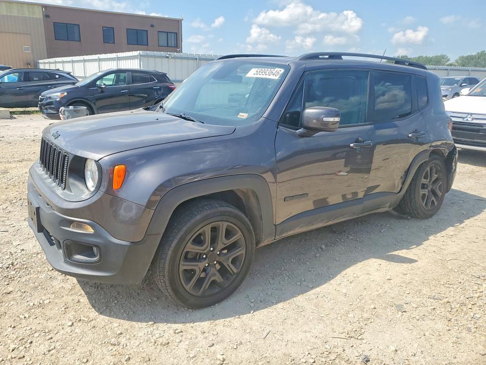 2017 Jeep Renegade VIN ZACCJBBB2HPE77913 COPART salvage auction — REAR END, Mo - Salvage Certificate Of Title, sold $1,700 on 2026-08-11 (photo 1)