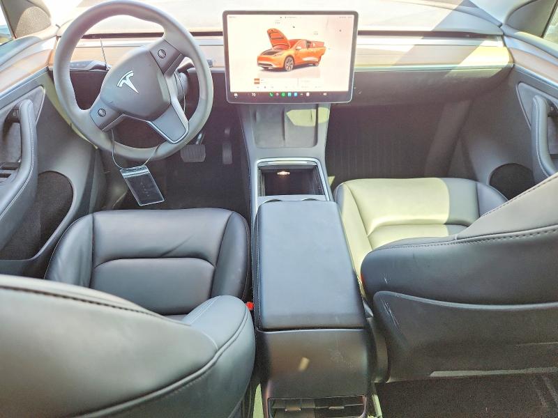 2024 Tesla Model y VIN 7SAYGDED2RF155667 COPART salvage auction — REAR END, Salvage Title, sold $13,500 on 2026-07-13 (photo 8)