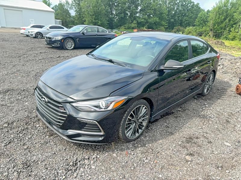 2018 Hyundai Elantra VIN KMHD04LB1JU684892 COPART salvage auction — MECHANICAL, Oh - Certificate Of Title (P), sold $1,450 on 2026-07-16 (photo 2)