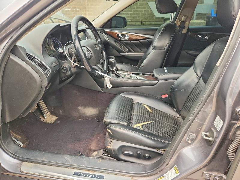 2015 Infiniti Q50 VIN JN1BV7AR7FM397386 COPART salvage auction — FRONT END, Ct - Cert Of Title-Salvage, sold $550 on 2026-07-24 (photo 7)
