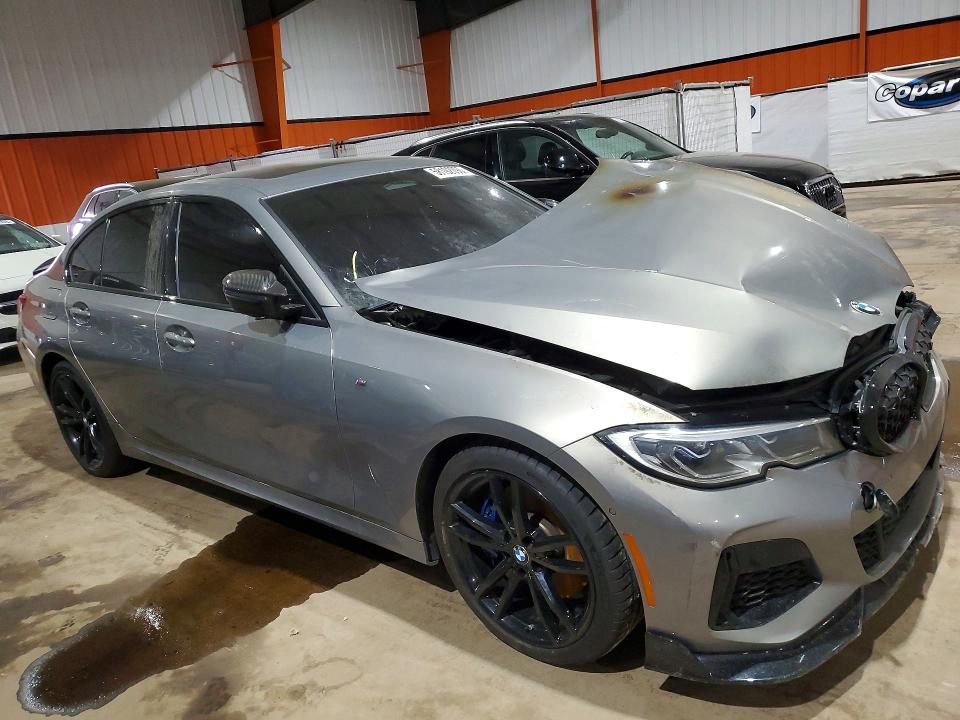 2020 BMW M340i VIN WBA5U9C02LFH67568 COPART salvage auction — BURN, AB - BOS - NONREPAIRABLE, sold $450 on 2026-07-28 (photo 4)