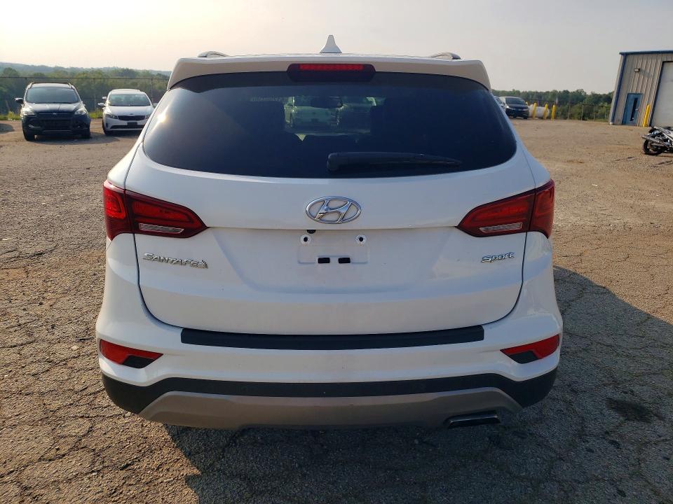 2017 Hyundai Santa fe VIN 5XYZU3LB9HG457695 COPART salvage auction — FRONT END, Va - Cert Of Title - Salvage, sold $1,200 on 2026-07-31 (photo 6)