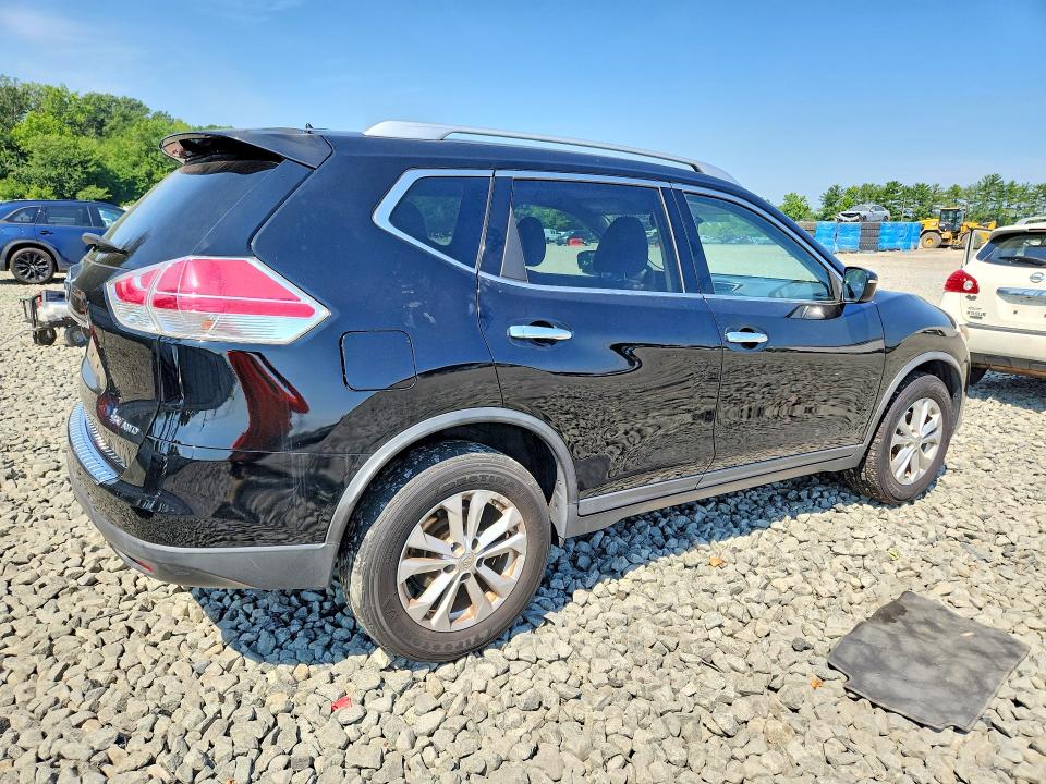 2015 Nissan Rogue VIN KNMAT2MV1FP521175 COPART salvage auction — MINOR DENT/SCRATCHES, NJ - CERTIFICATE OF TITLE, sold $700 on 2026-07-20 (photo 3)