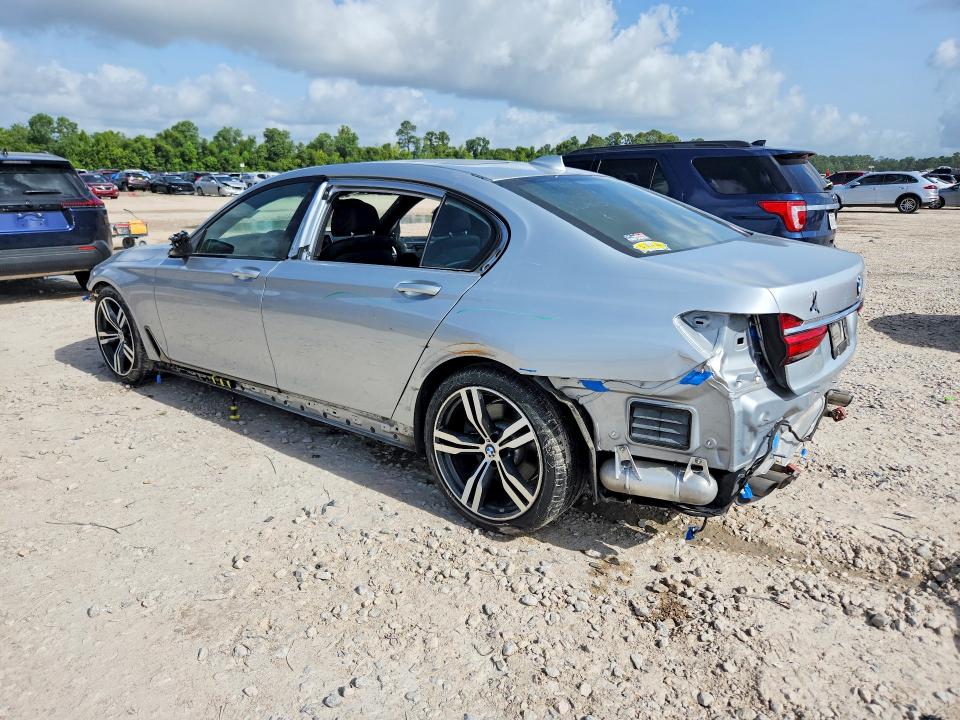 2019 BMW 7 series VIN WBA7F0C50KGM25469 COPART salvage auction — ALL OVER, Tx - Salvage Vehicle Title, sold $2,850 on 2026-07-24 (photo 2)