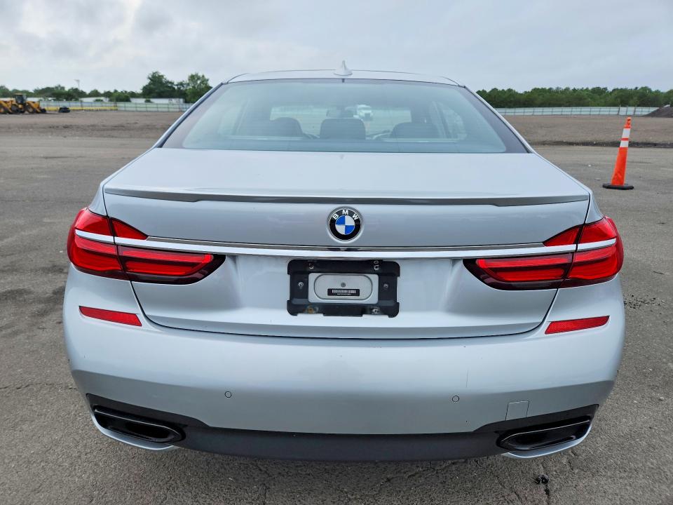 2018 BMW 7er VIN WBA7E4C59JGV28091 COPART salvage auction — FRONT END, Ny - Mv-907A Salvage Certificate, sold $80 on 2026-07-27 (photo 6)