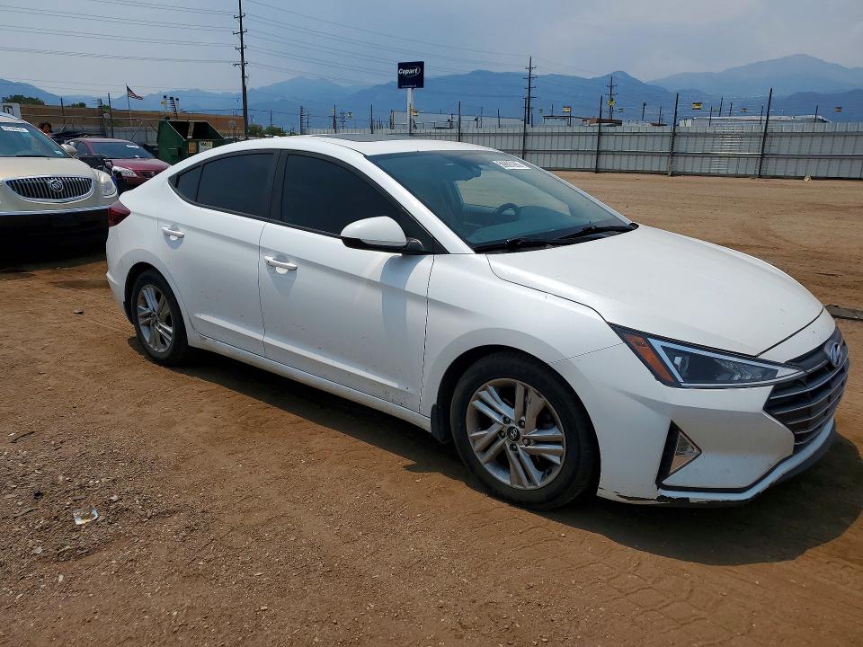 2020 Hyundai Elantra VIN 5NPD84LF1LH629369 COPART salvage auction — HAIL, Ca - Salvage Certificate, sold $275 on 2026-07-22 (photo 4)