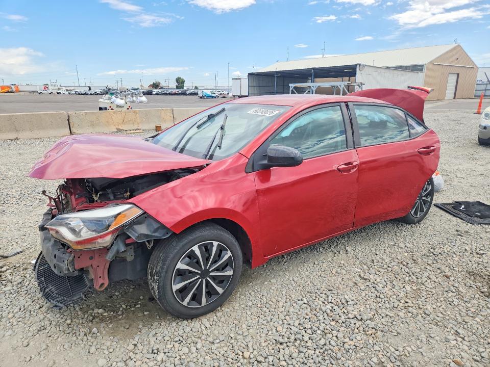 2016 Toyota Corolla VIN 5YFBURHE6GP476691 COPART salvage auction — FRONT END, Co - Public - Salvage Title, sold $275 on 2026-07-28 (photo 1)