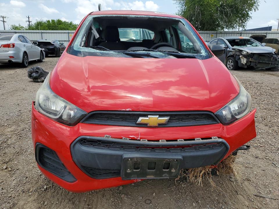 2018 Chevrolet Spark VIN KL8CA6SA5JC479897 COPART salvage auction — ROLLOVER, Tx - Salvage Vehicle Title, sold $1,050 on 2026-07-29 (photo 5)
