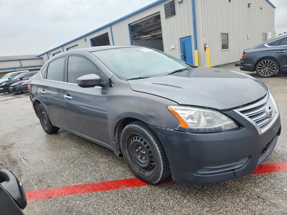 2015 Nissan Sentra VIN 3N1AB7AP7FY376764 COPART salvage auction — FRONT END, Tx - Certificate Of Title, sold $700 on 2026-07-31 (photo 4)