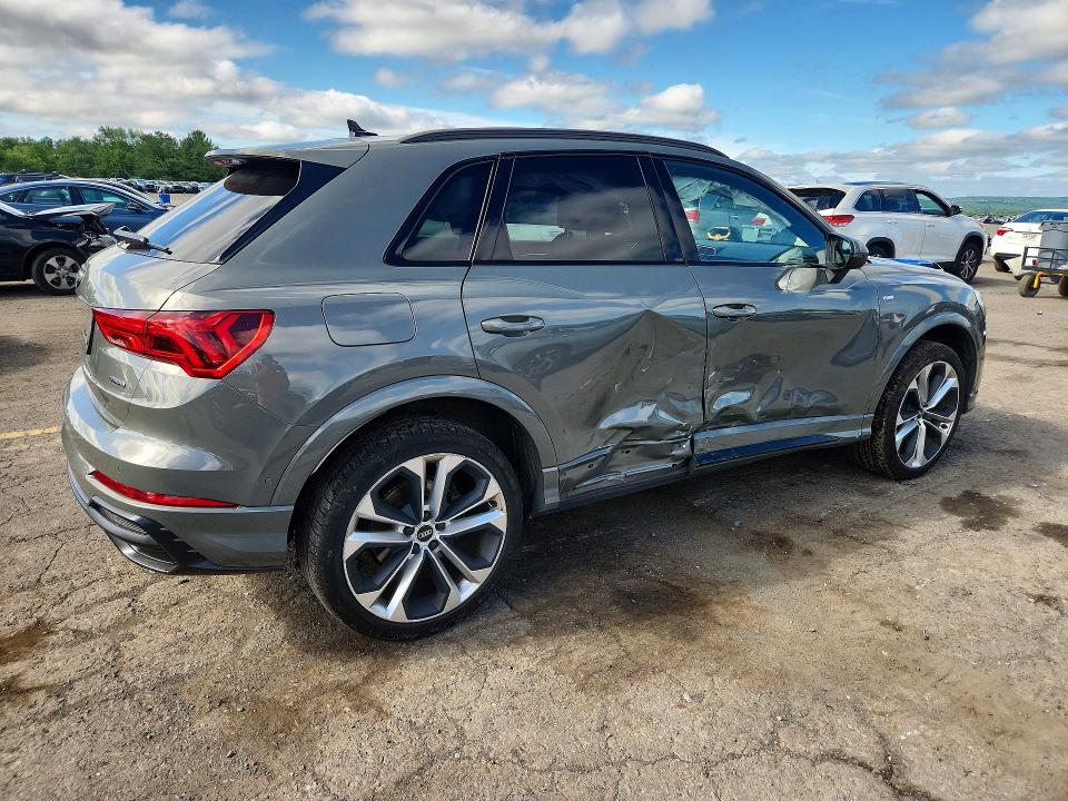 2021 Audi Q3 VIN WA1EECF34M1117603 COPART salvage auction — SIDE, Pa - Certificate Of Salvage, sold $6,800 on 2026-07-28 (photo 3)