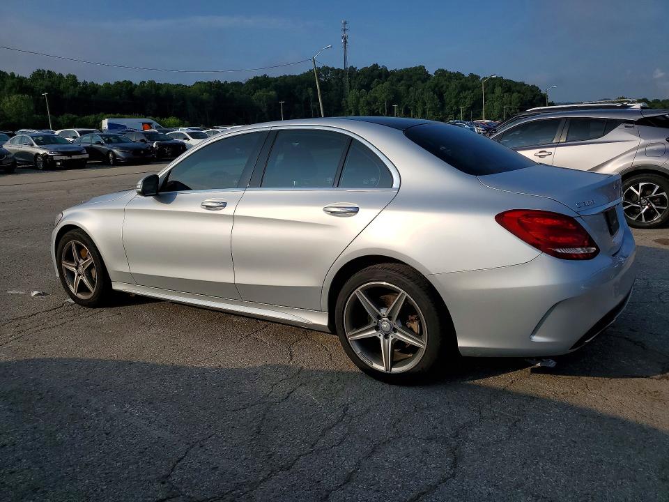 2015 Mercedes-benz C-klasse VIN 55SWF4KB7FU041443 COPART salvage auction — FRONT END, Ky - Certificate Of Title, sold $2,100 on 2026-07-09 (photo 2)