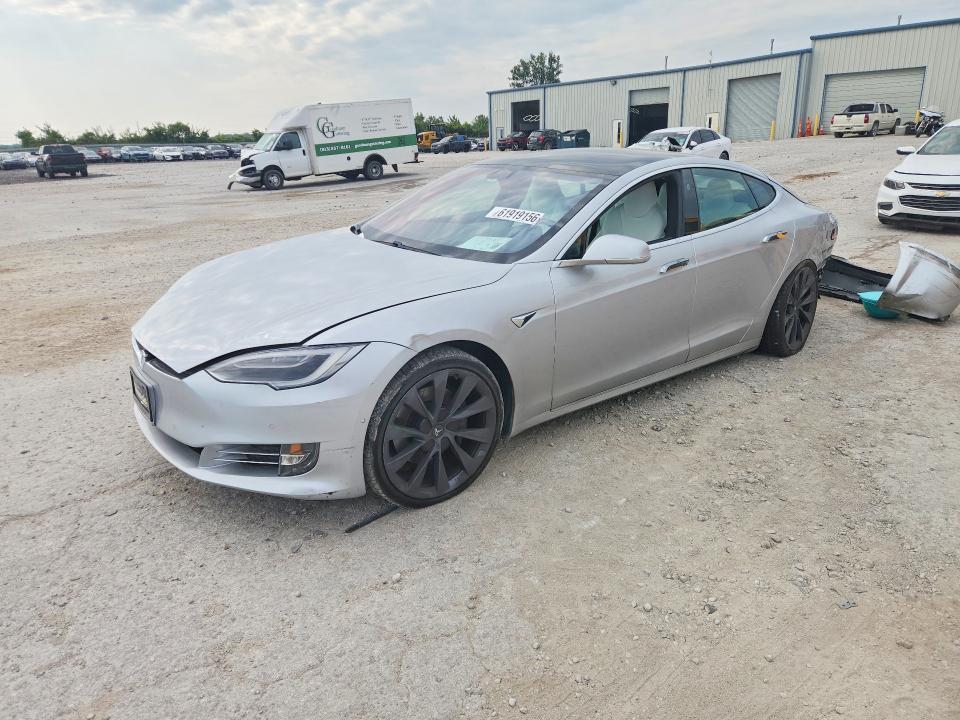 2018 Tesla Model s VIN 5YJSA1E25JF268342 COPART salvage auction — REAR END, KS - DEALER ONLY CLEAN TITLE, sold $4,750 on 2026-07-28 (photo 1)