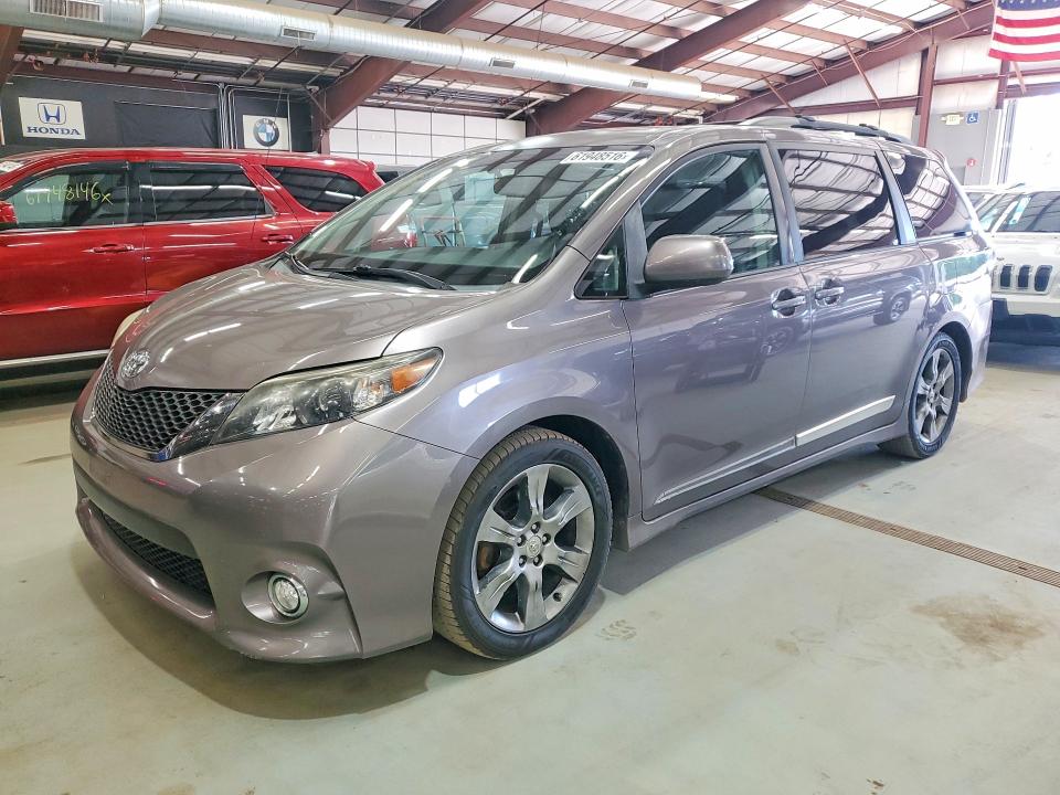 2012 Toyota Sienna VIN 5TDXK3DC8CS230689 COPART salvage auction — MINOR DENT/SCRATCHES, Ny - Certificate Of Title (P), sold $5,900 on 2026-07-31 (photo 1)