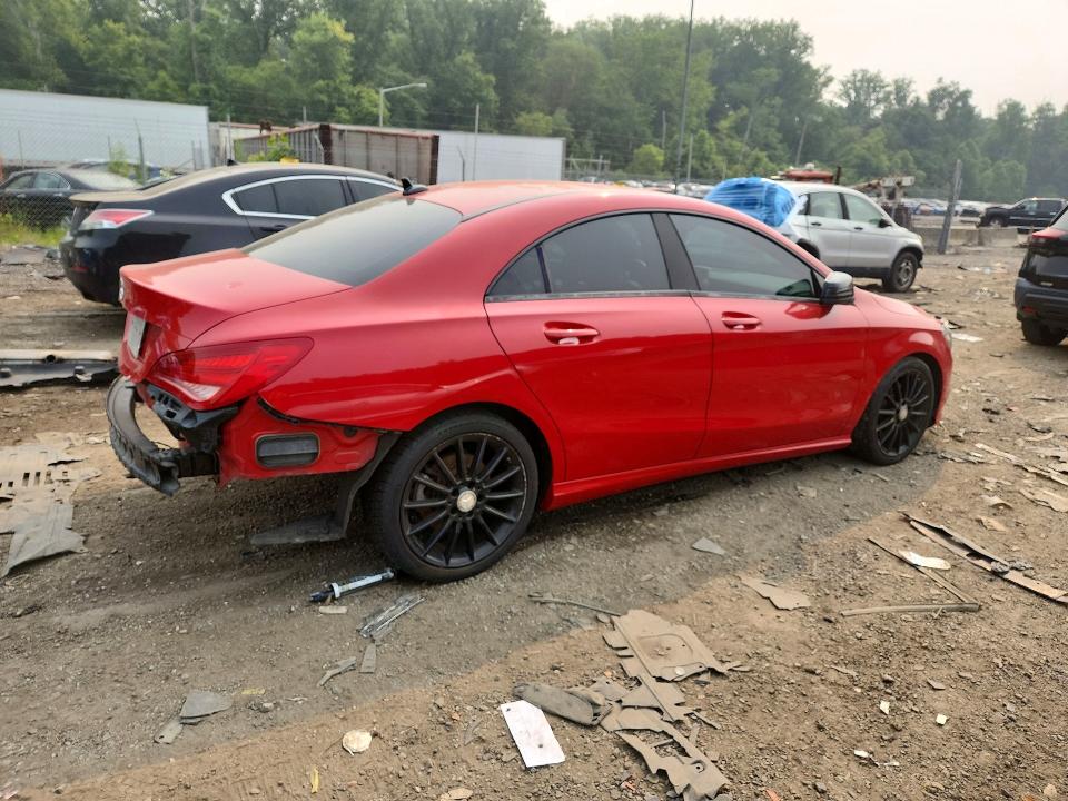 2014 Mercedes-benz Cla-klasse VIN WDDSJ4EB1EN150223 COPART salvage auction — REAR END, Md - Cert Of Salvage > 75% Damage, sold $2,050 on 2026-08-11 (photo 3)