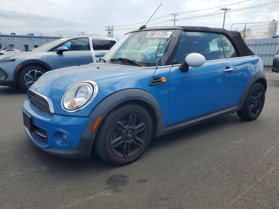 2014 Mini Cooper VIN WMWZN3C53ET570000 COPART salvage auction — FRONT END, Ca - Salvage Certificate, sold $725 on 2026-07-20 (photo 1)