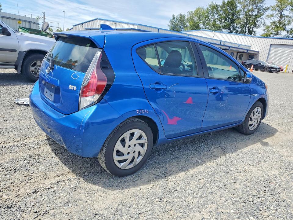 2015 Toyota Prius VIN JTDKDTB31F1106689 COPART salvage auction — REAR END, Wa - Bill Of Sale, sold $3,800 on 2026-07-27 (photo 3)