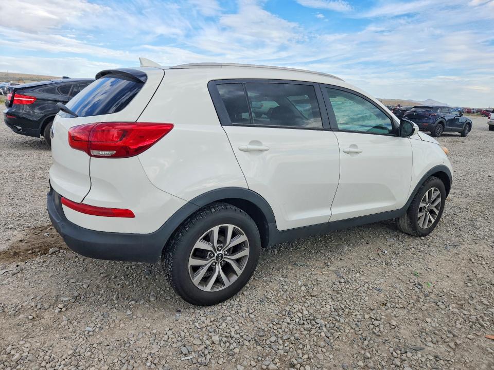 2015 Kia Sportage VIN KNDPB3ACXF7678709 COPART salvage auction — MINOR DENT/SCRATCHES, Ut - Certificate Of Title, sold $1,300 on 2026-07-31 (photo 3)
