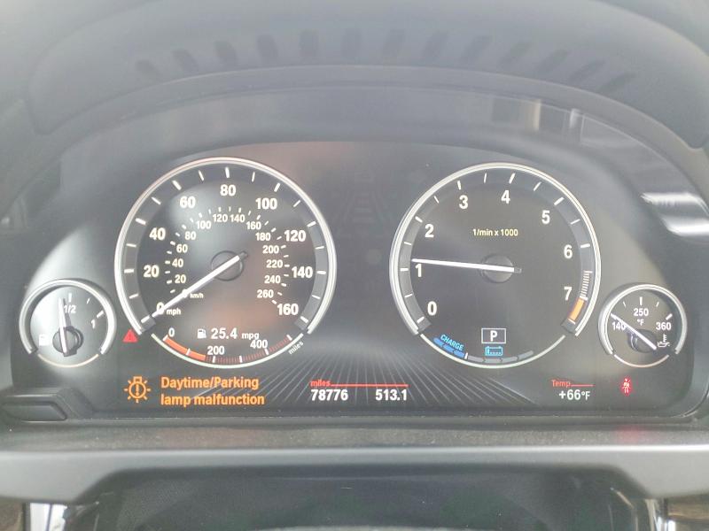 2016 BMW X5 VIN 5UXKT0C5XG0S76735 COPART salvage auction — FRONT END, Ca - Salvage Certificate, sold $3,550 on 2026-07-17 (photo 9)