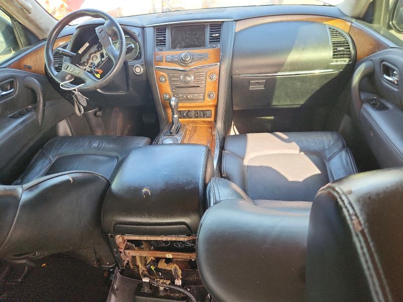 2012 Infiniti Qx56 VIN JN8AZ2NF5C9516605 COPART salvage auction — FRONT END, Fl - Certificate Of Title, sold $375 on 2026-07-22 (photo 8)
