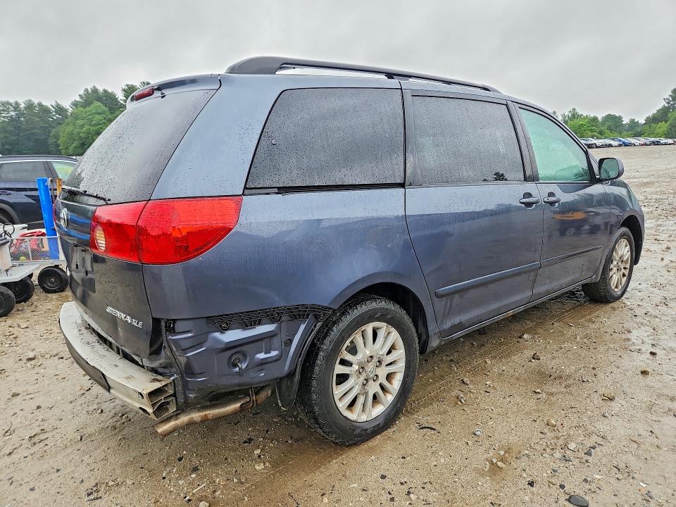 2009 Toyota Sienna VIN 5TDZK22C49S260366 COPART salvage auction — REAR END, MA - CERT OF TITLE-RECONSTRCTD COLL, sold $1,650 on 2026-07-13 (photo 3)