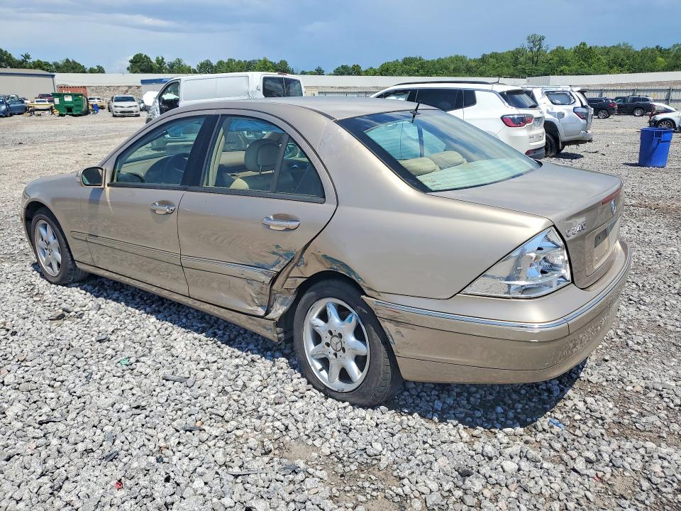 2002 Mercedes-benz C class VIN WDBRF61J12E001887 COPART salvage auction — REAR END, Al - Cert Of Title-Salvage Title, sold $225 on 2026-07-28 (photo 2)