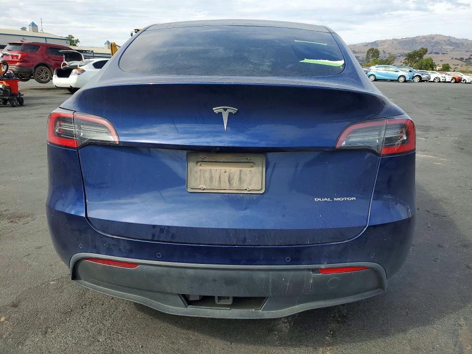 2020 Tesla Model y VIN 5YJYGDEE9LF036446 COPART salvage auction — FRONT END, CA - SALVAGE CERTIFICATE, sold $6,500 on 2026-07-21 (photo 6)