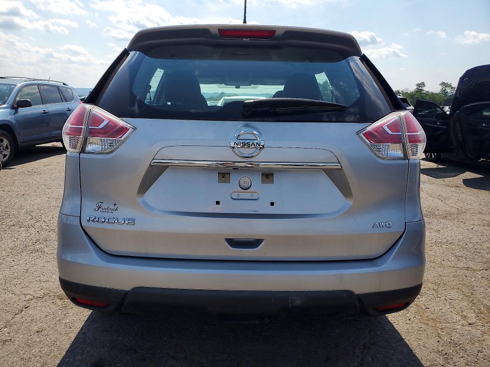 2015 Nissan Rogue VIN KNMAT2MV9FP550715 COPART salvage auction — SIDE, Pa - Certificate Of Salvage, sold $1,650 on 2026-07-21 (photo 6)