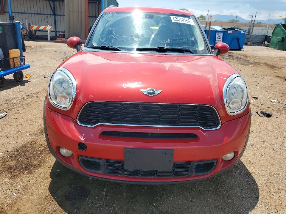 2013 Mini Cooper VIN WMWZC5C59DWP34073 COPART salvage auction — REAR END, CO - SALVAGE TITLE (P), sold $1,150 on 2026-08-17 (photo 5)