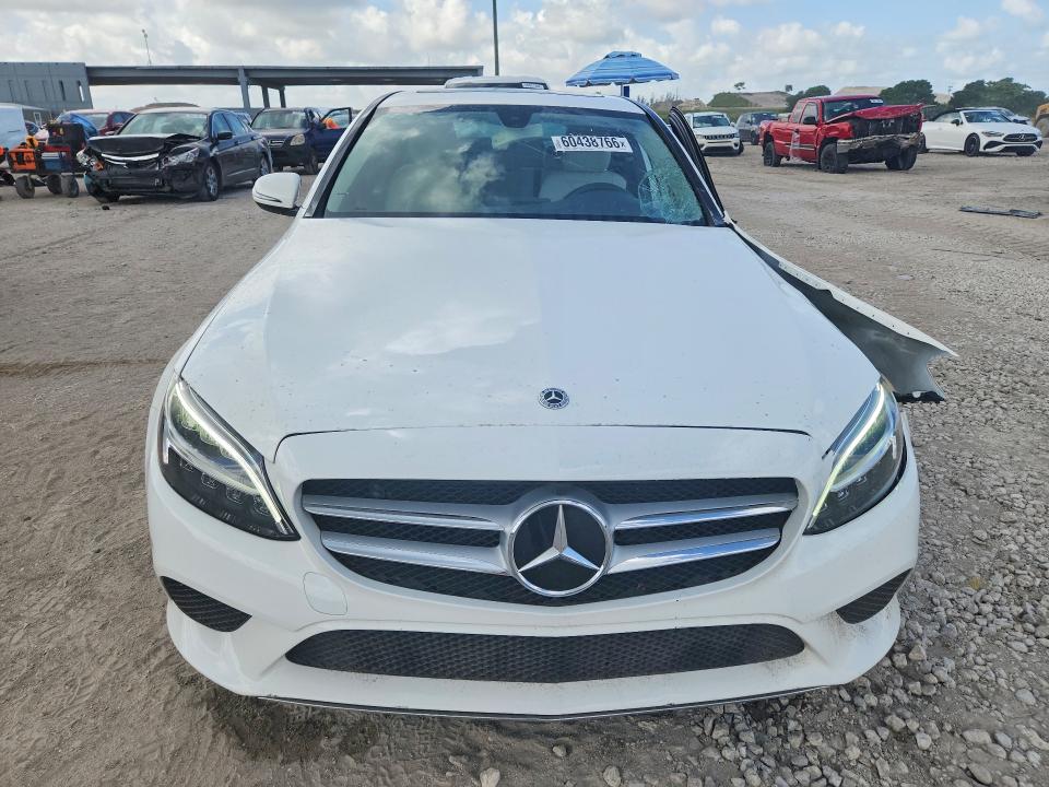 2020 Mercedes-benz C-klasse VIN WDDWF8DB9LR542481 COPART salvage auction — SIDE, Fl - Certificate Of Destruction, sold $6,500 on 2026-08-11 (photo 5)