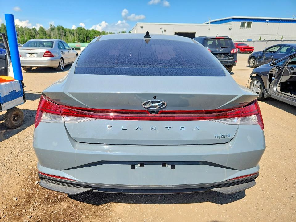 2022 Hyundai Elantra VIN KMHLM4AJ7NU019978 COPART salvage auction — MINOR DENT/SCRATCHES, On - Permit Irrepairable, sold $525 on 2026-07-28 (photo 6)